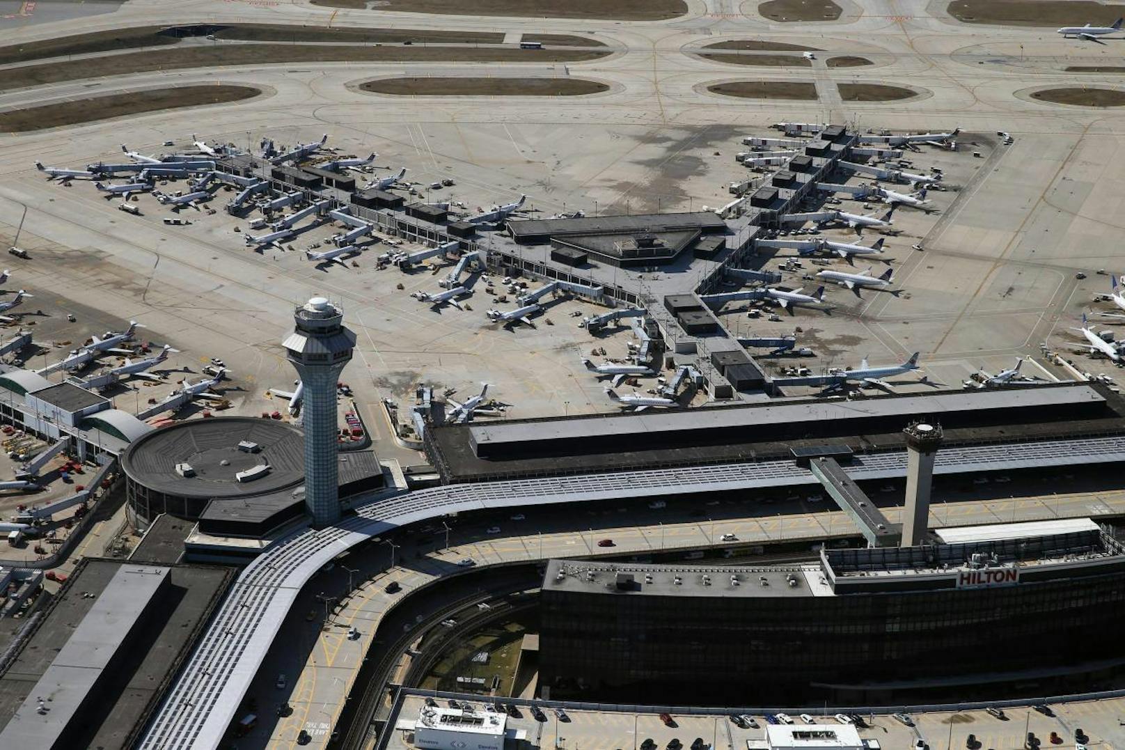 Platz 6: Chicago O'Hare Airport, USA: 79.828.000 Passagiere.