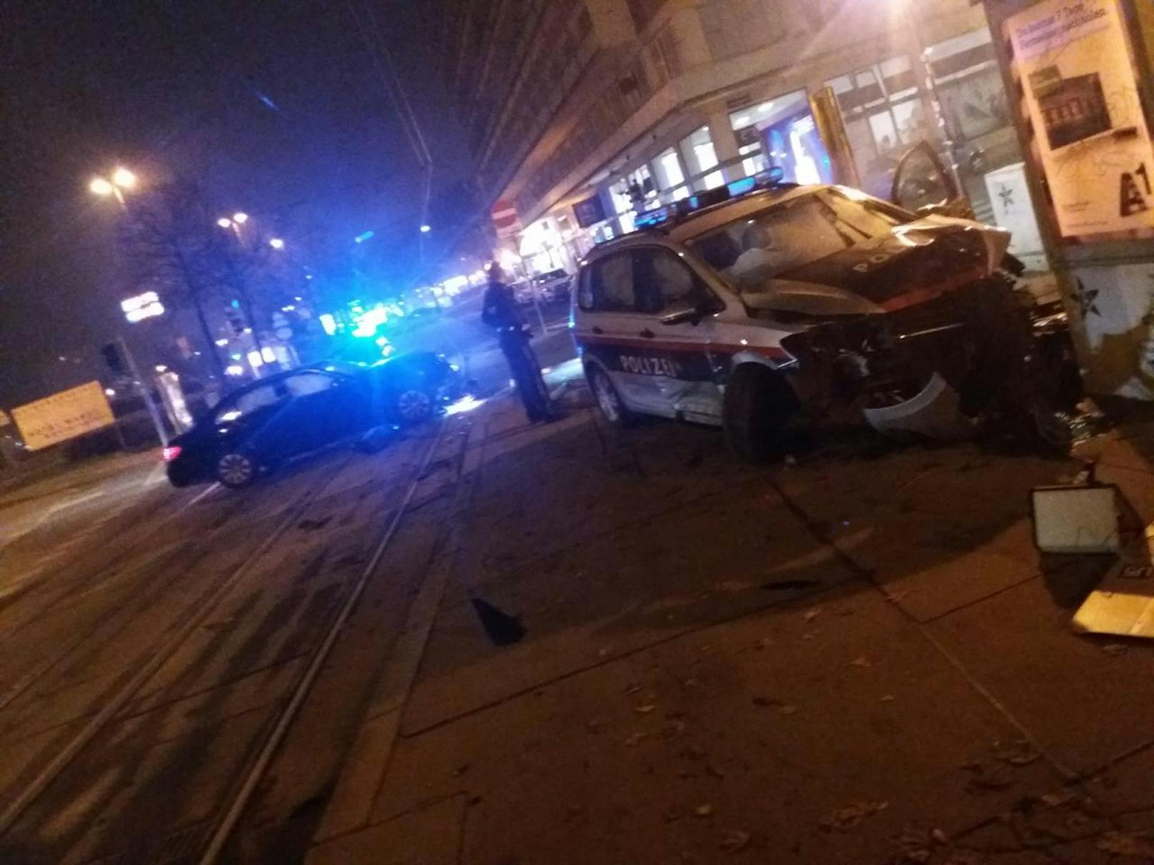 Wiener City: Schwerer Unfall in der Nacht auf Donnerstag. 