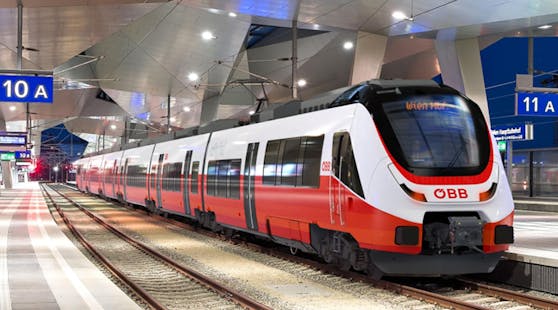Die Person fuhr von Graz nach Wien mit einem Zug der ÖBB. 