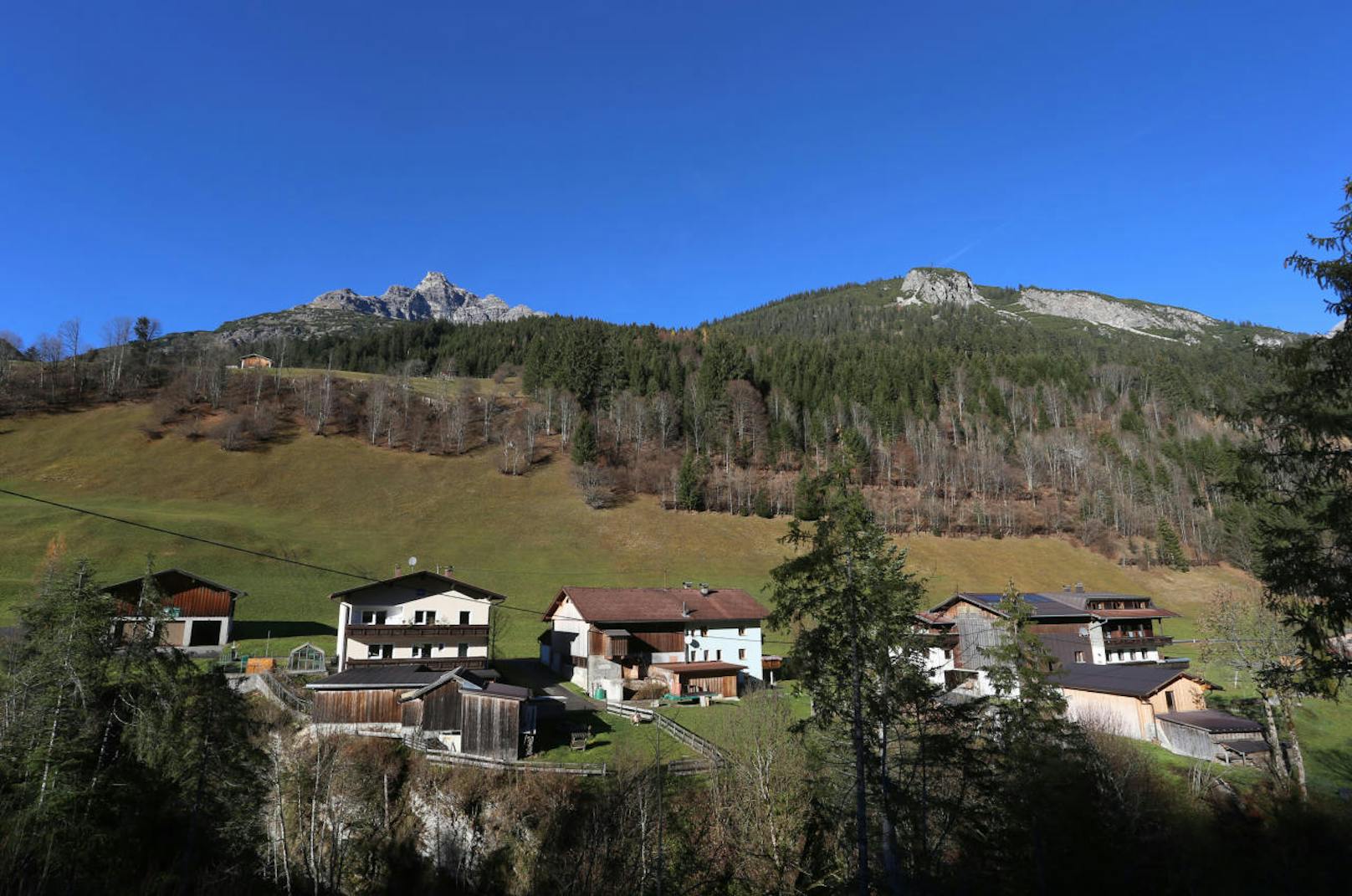 Der 2.592 Meter hohe Hochvogel liegt auf der Grenze zwischen Bayern und Österreich.