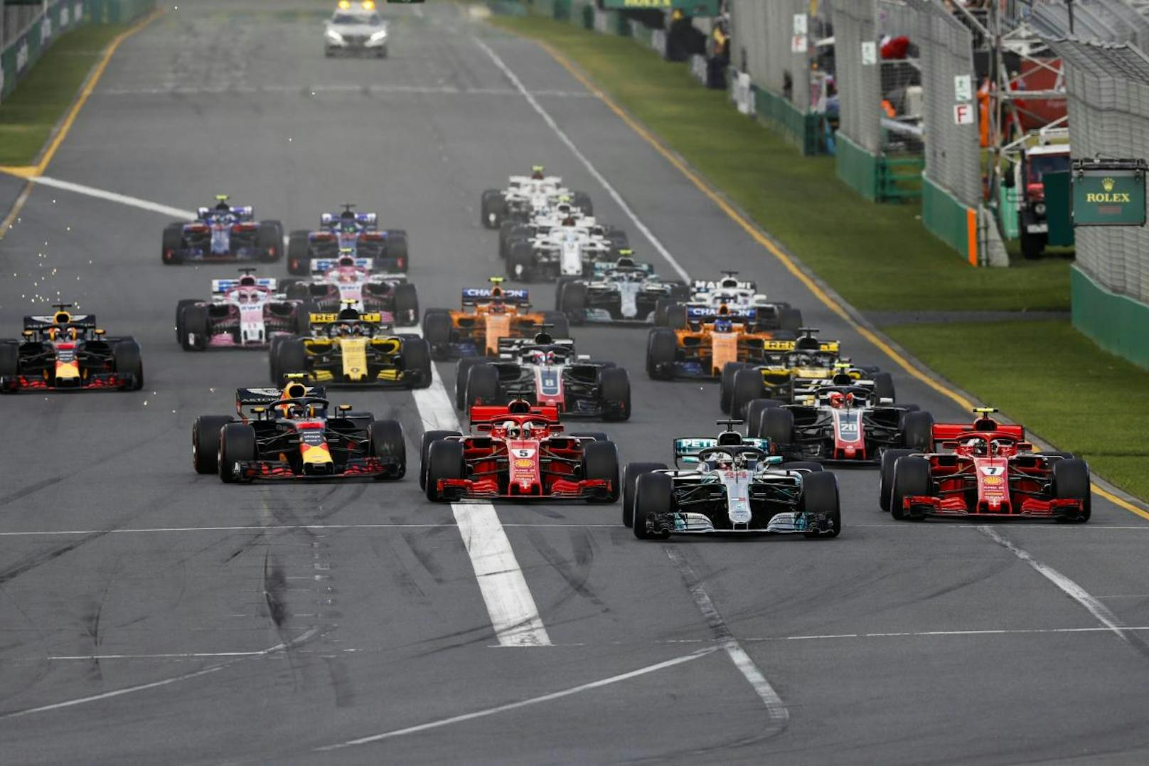 Vollgas in der Formel 1! <i>"Heute"</i> hat die Übersicht über alle Teams und Piloten der PS-Königsklasse in der Saison 2018. Durchklicken!