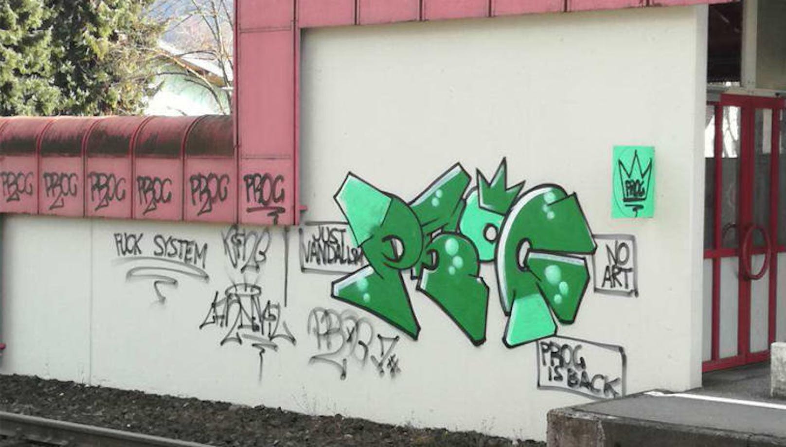 Die Polizei Vorarlberg ist auf der Suche nach Graffiti-Sprayern. Symbolbild