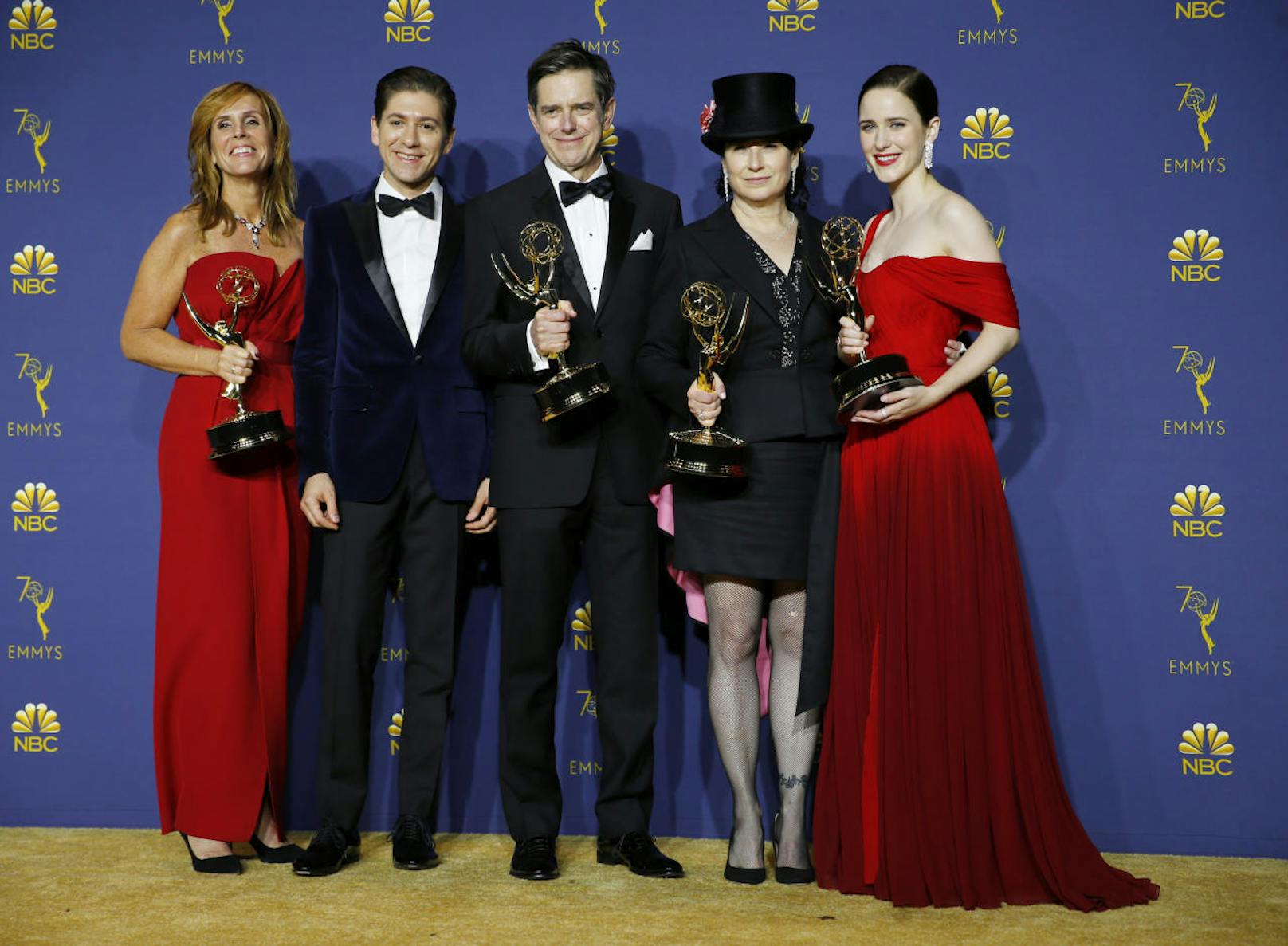 Der Cast von "The Marvelous Mrs. Maisel" bei den Emmys 2018