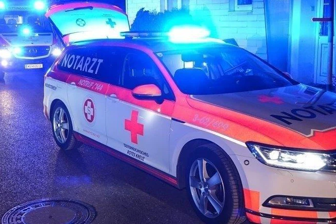 ...und vom Notarzt versorgt.