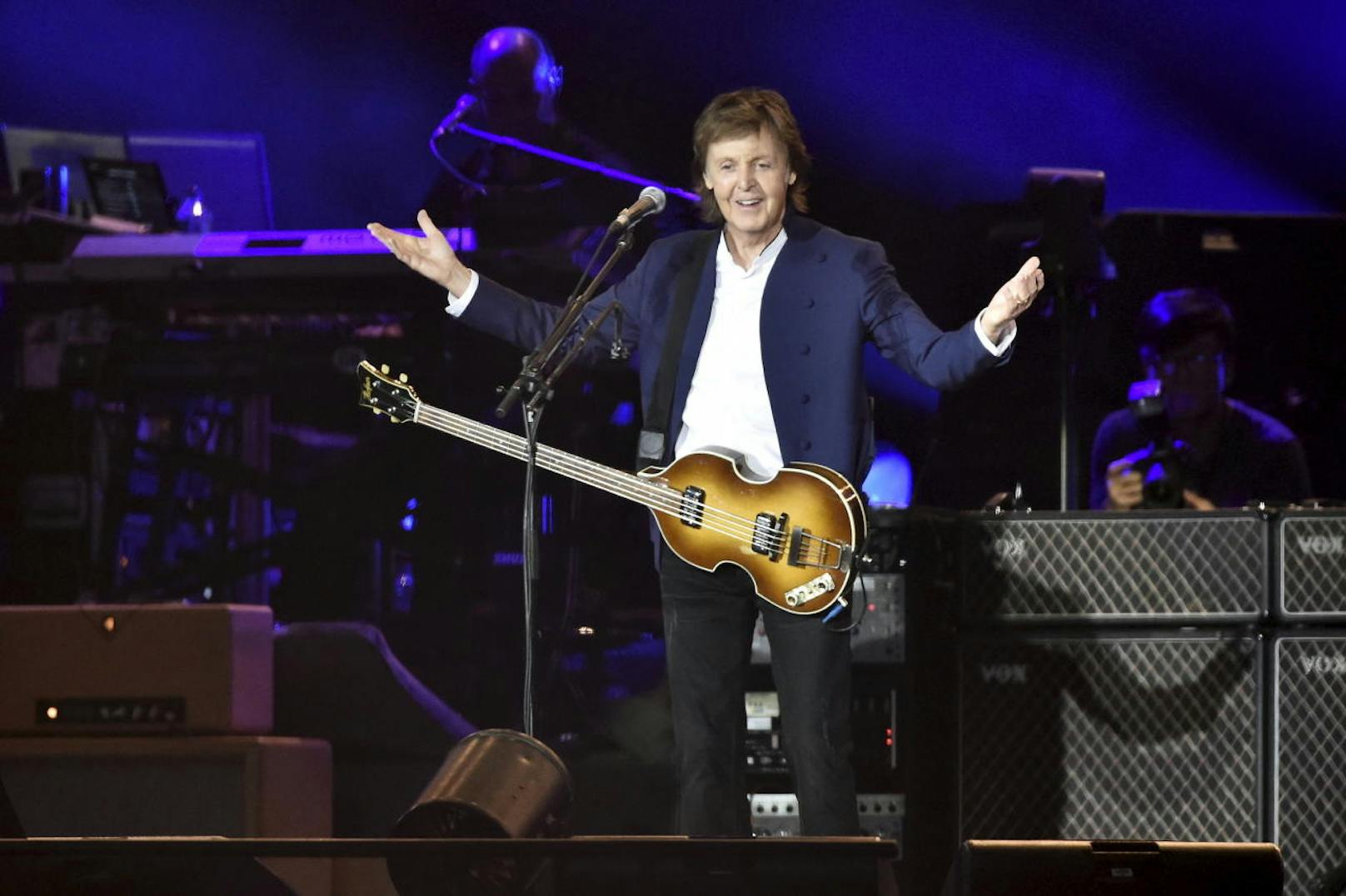 Paul McCartney beim Roskilde Festival in Dänemark am 4. Juli 2015