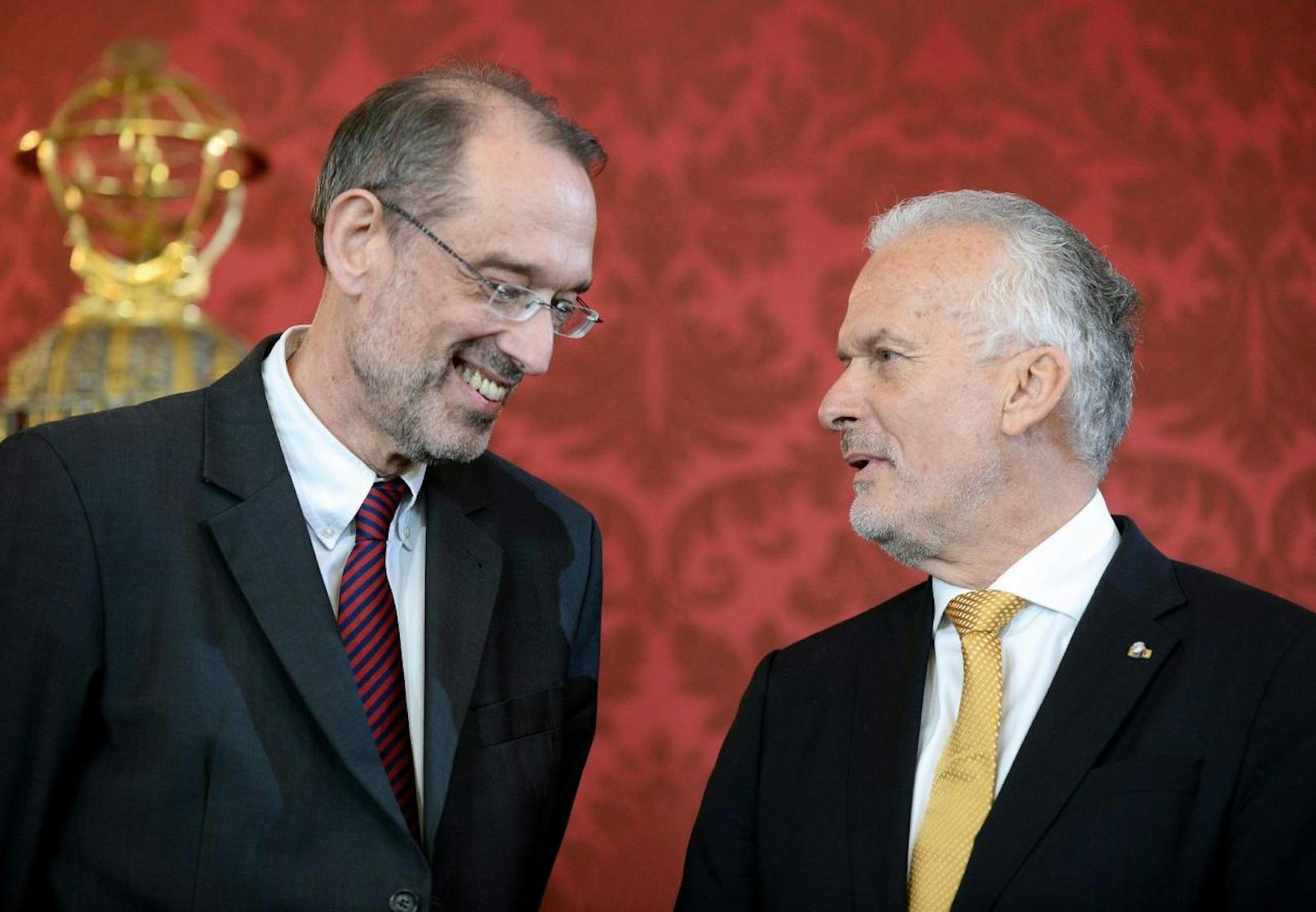 Heinz Faßmann (ÖVP/Bildung) und Josef Moser (ÖVP/Justiz und Staatsreform)