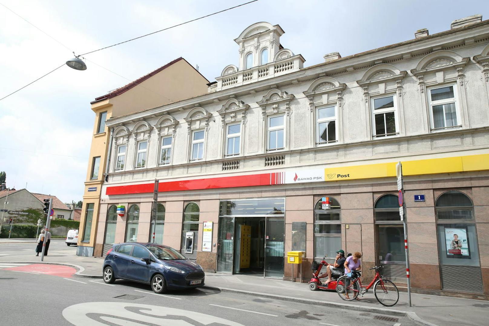 In dieser Bankfiliale in der Levasseurgasse 1 (Wien-Liesing) ist der Vorfall passiert.