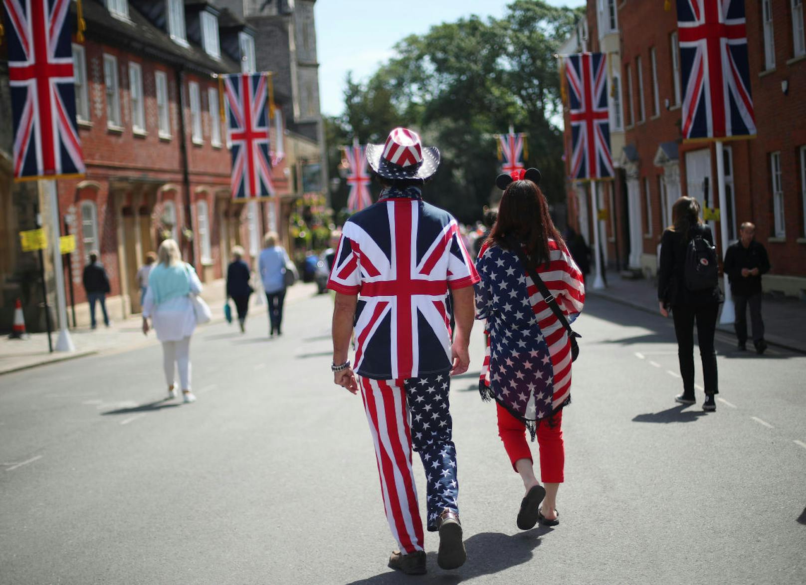  Großbritannien trifft die USA: Die Hochzeit ist auch völkerverbindend