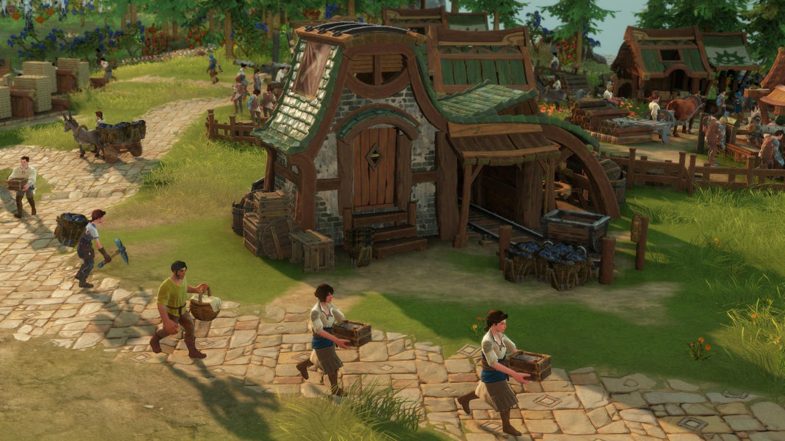Die Siedler wird von Ubisoft Blue Byte entwickelt und ist ein Aufbau-Strategie-Spiel, in dem die Spieler eine mittelalterliche Fantasiewelt besiedeln, erkunden und neue Inseln erobern.