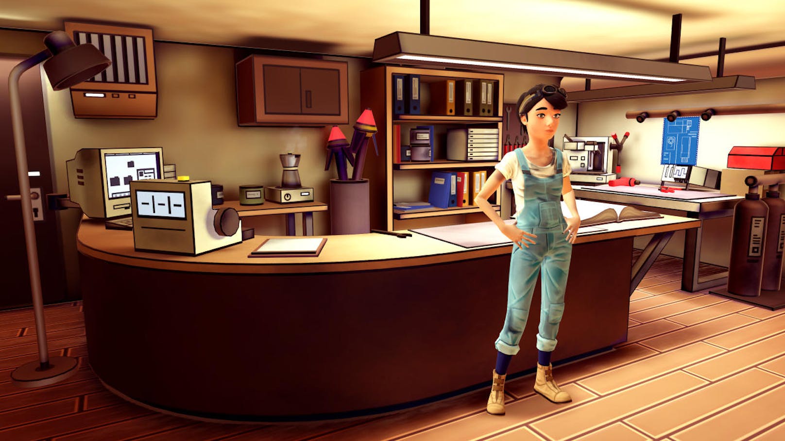 Airheart wird von den Entwicklern als "Dieselpunk-Flugzeugspiel bezeichnet. Der Spieler schlüpft erneut in die Rolle von Amelia, die sich zwar mittlerweile in der schwebenden Wolkenstadt Granaria befindet.