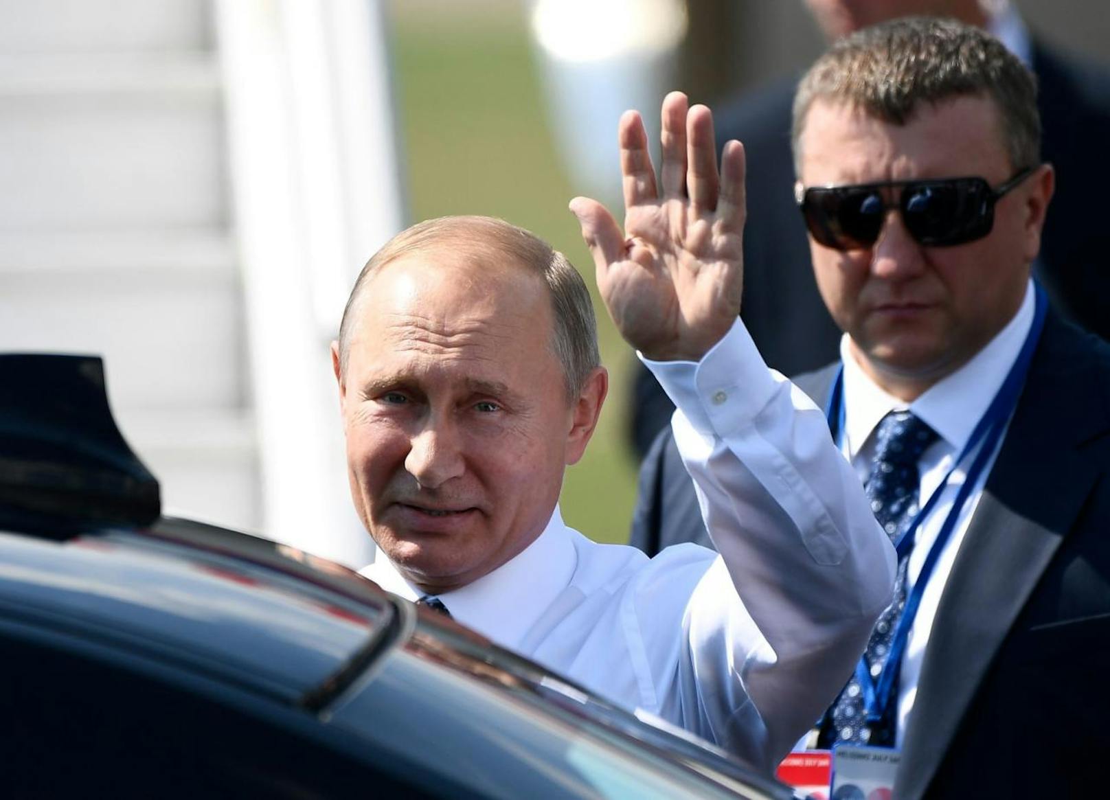 Russlands Präsident Wladimir Putin ist in Helsinki eingetroffen. 