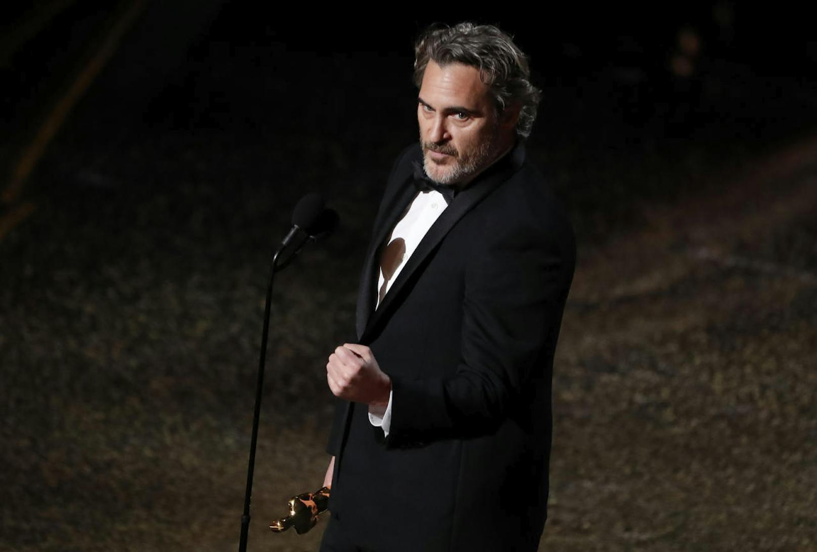 Joaquin Phoenix gewinnt den Oscar für den besten Hauptdarsteller für "Joker".