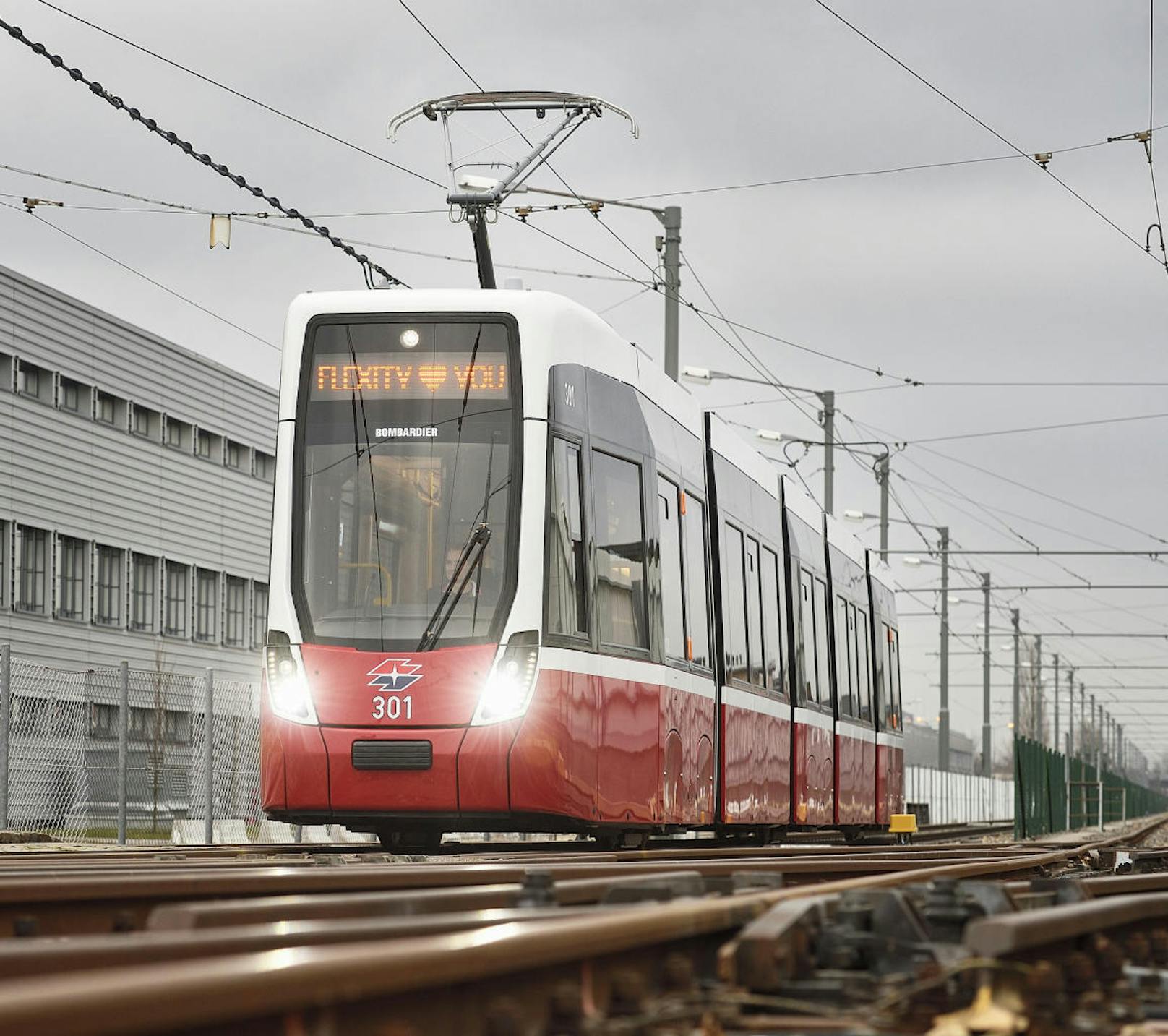 Flexity - die neue Straßenbahn für Wien. (Foto: Johannes Zinner)