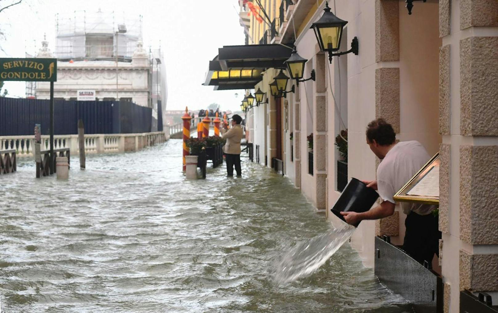 70 Prozent der Stadt sind überflutet.