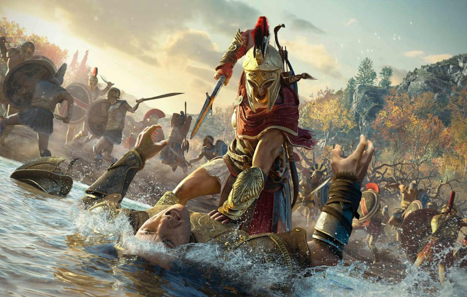 <b>Platz 9: Assassins Creed Odyssey</b>
So viel Rollenspiel gab es in Assassin's Creed noch nie. Und auch eine so lange Story nicht. Der neueste Serienteil "Odyssey" überzeugte mit gewaltigem Umfang und einer nicht minder gewaltigen Spielwelt. <a href="https://www.heute.at/digital/games/story/Assassin-s-Creed-Odyssey-Test-Review-AC-blutiger-denn-je--50076412" target="_blank">Zum Test >>></a>