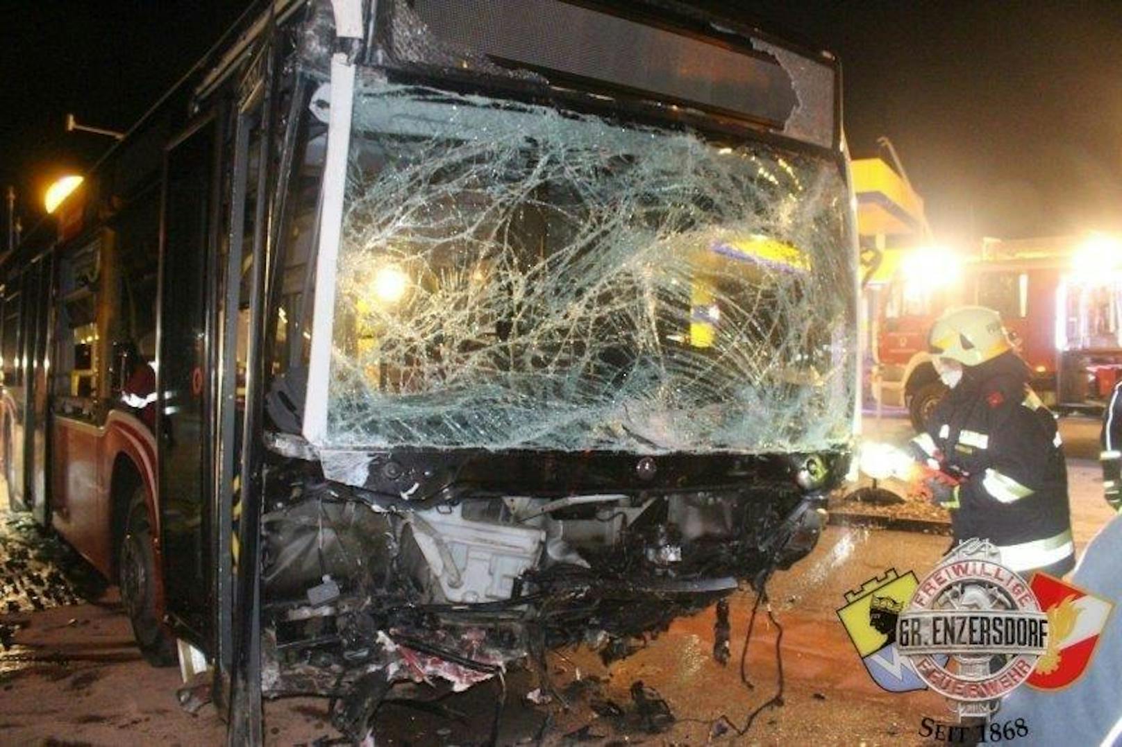 In der Nacht auf Samstag, 22. Dezember 2018, geriet ein 26A-Linienbus außer Kontrolle.