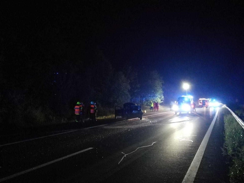 Auf der A7 Fahrtrichtung Linz krachte es Sonntagabend. Fünf Autos waren an der Karambolage beteiligt. 