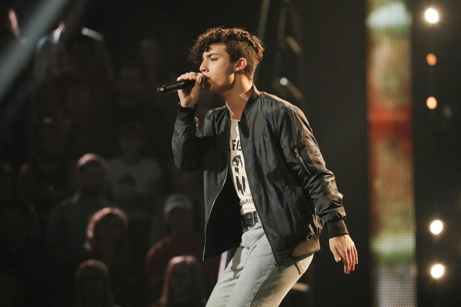  Melvin Vardouniotis (16) steht neben elf weiteren Talenten im Halbfinale von "The Voice of Germany"