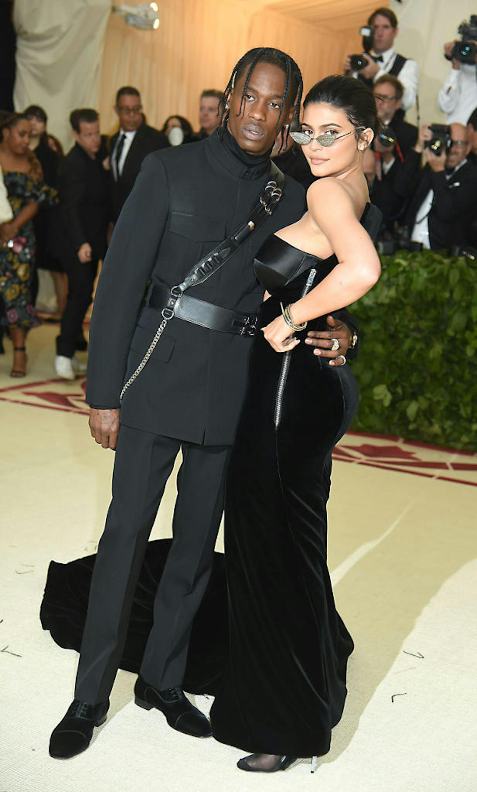 Travis Scott und Kylie Jenner am 7. Mai 2018 beim Kostüm-Benefiz des Metropolitan Museum of Art in New York. 