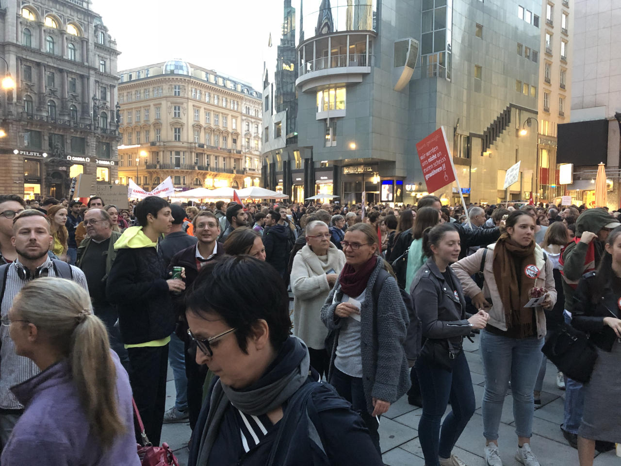 Bilder der Donnerstagsdemo.