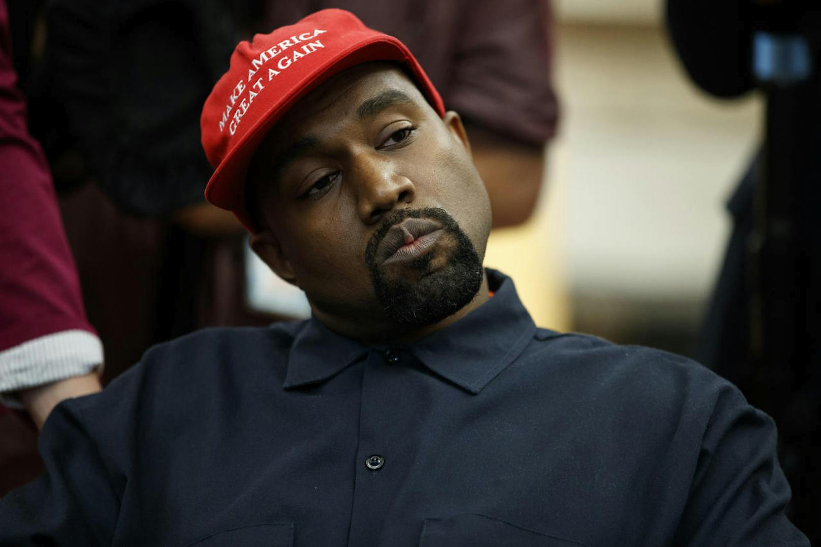 US-Rapper Kanye West war zu Gast bei Präsident Donald Trump im Weißen Haus.
