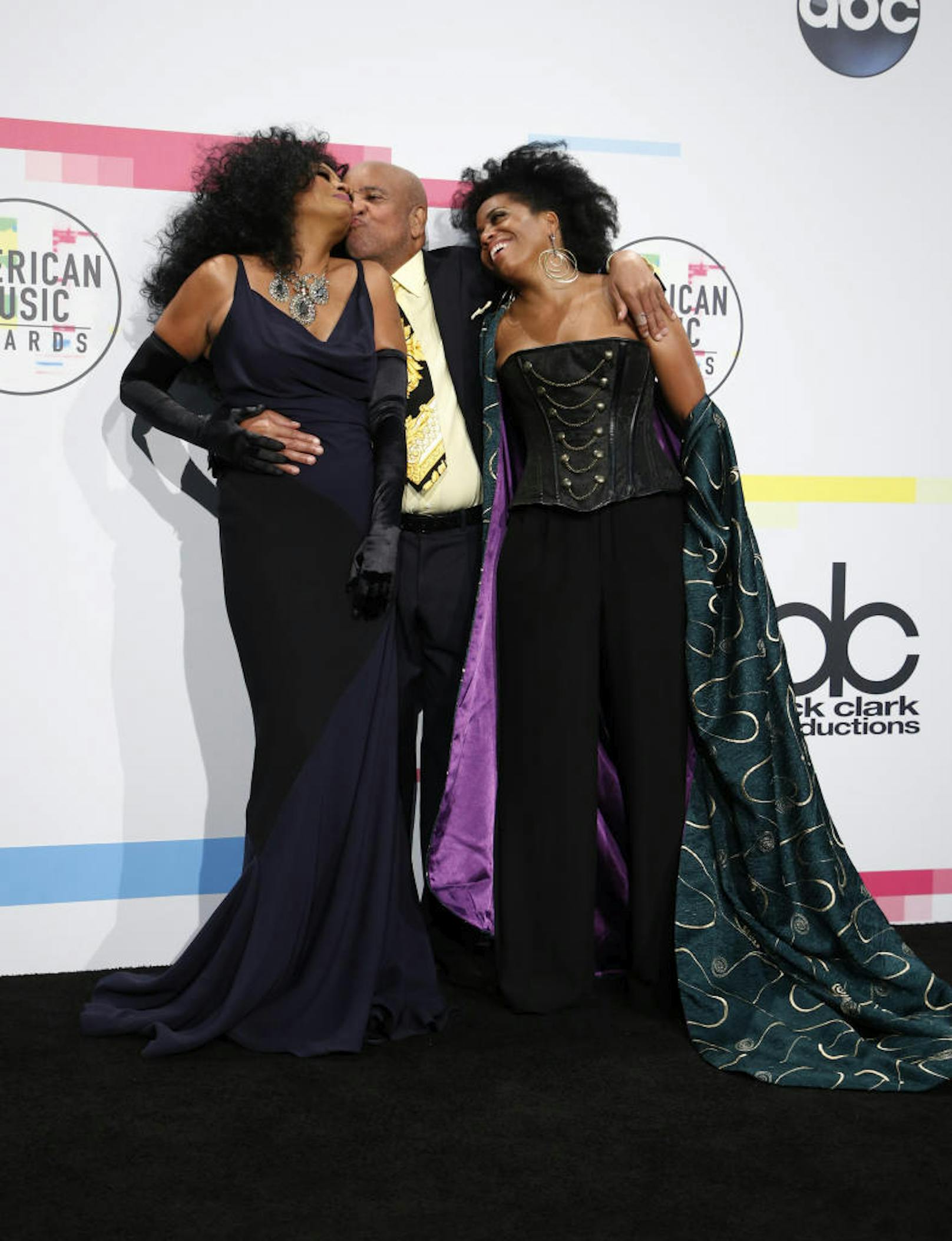 Wunderschön und strahlend: Diana Ross mit Berry Gordy und Rhonda Ross Kendrick