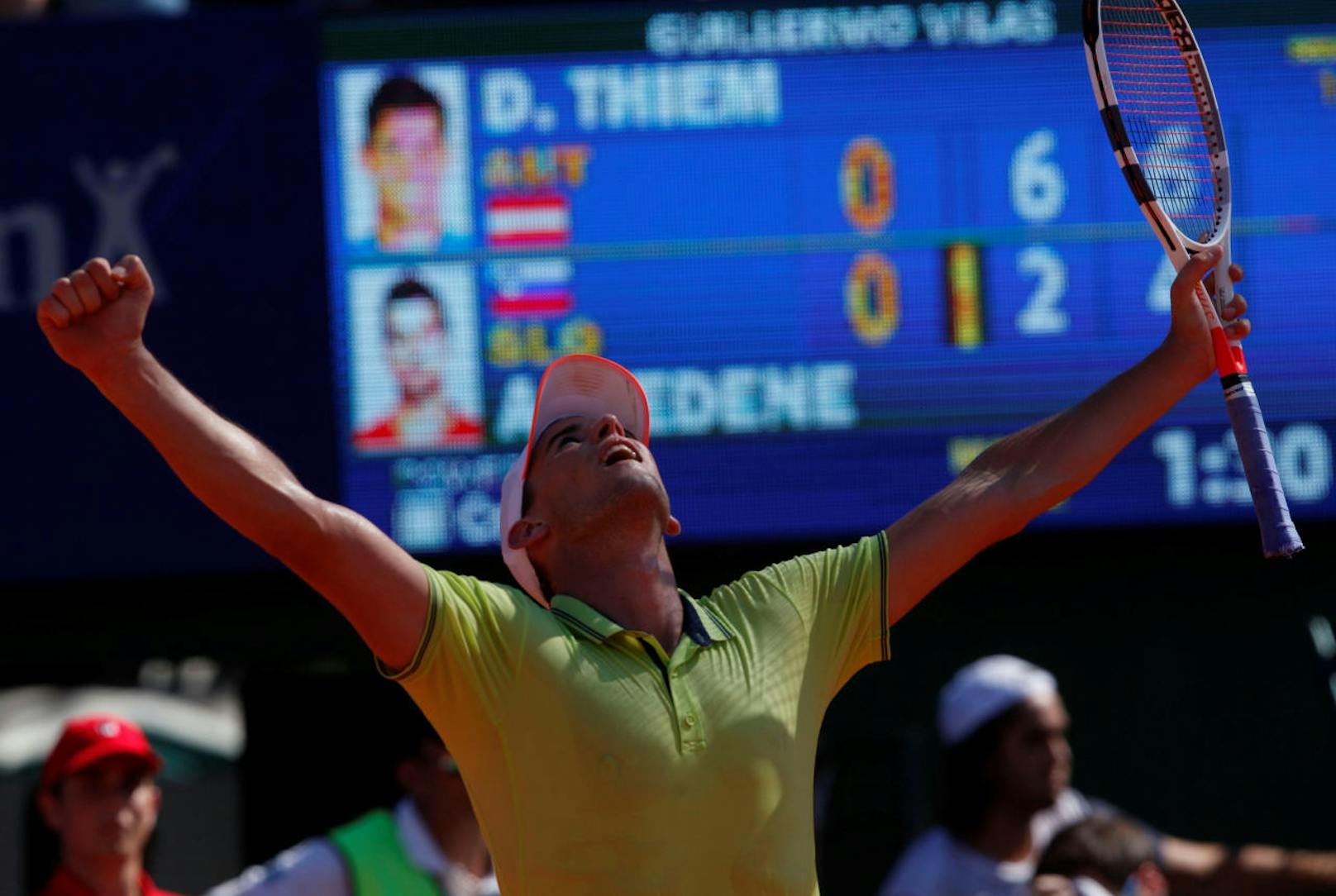 Beflügelt von der Liebe startet Thiem stark ins Jahr 2018. In Buenos Aires holte er im Februar den ersten Turniersieg.