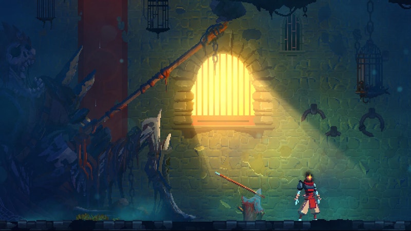 "Zellen" sind auch das tragende Spielelement, denn bei dem Versuch, aus dem Labyrinth an Gängen und Kammern zu entkommen, sammelt man diese, um sie für permanente Verbesserungen auszugeben.