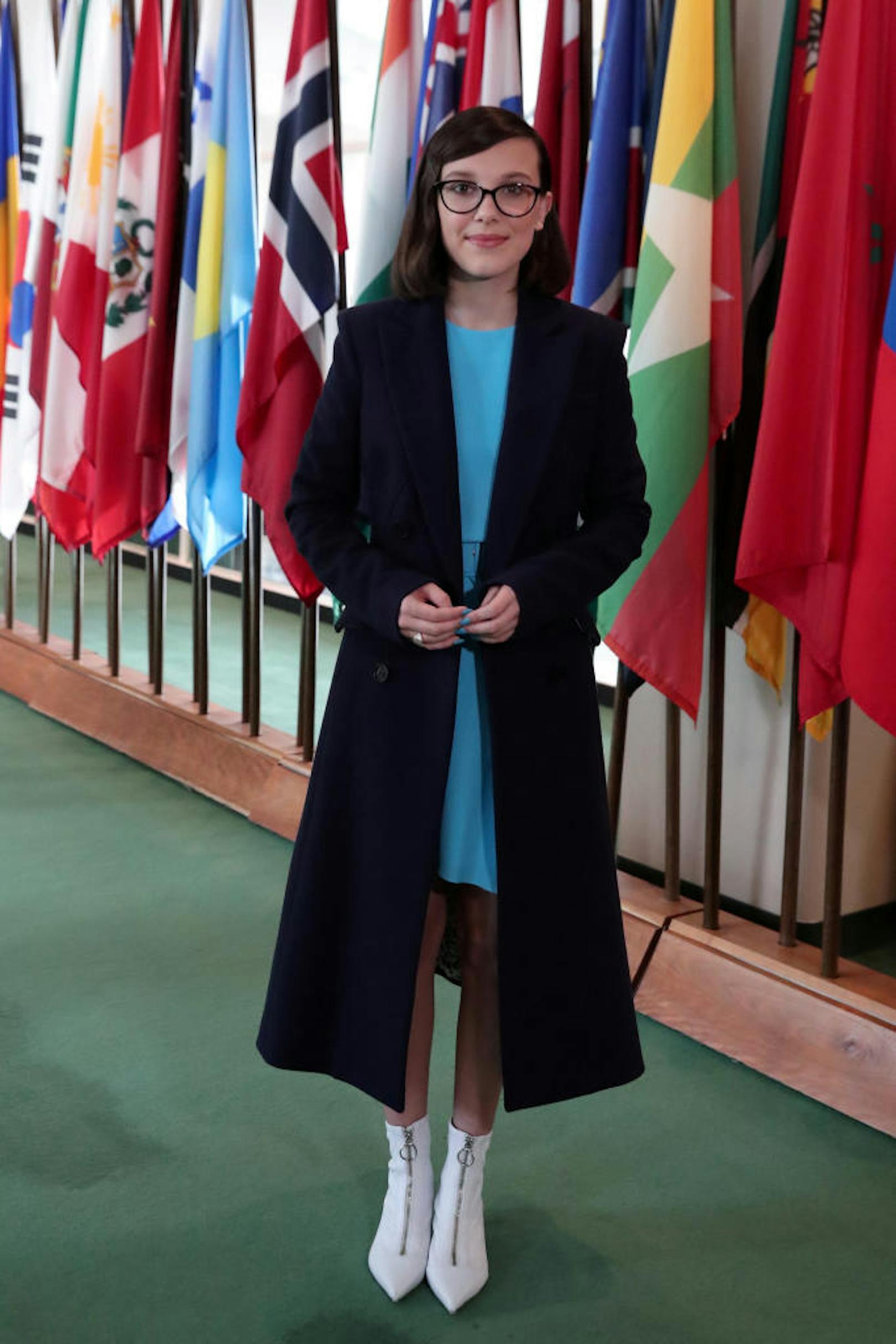 Millie Bobby Brown wird vom UN-Kinderhilfswerk Unicef am 20.11.2018 zur jüngsten Sonderbotschafterin aller Zeiten ernannt.