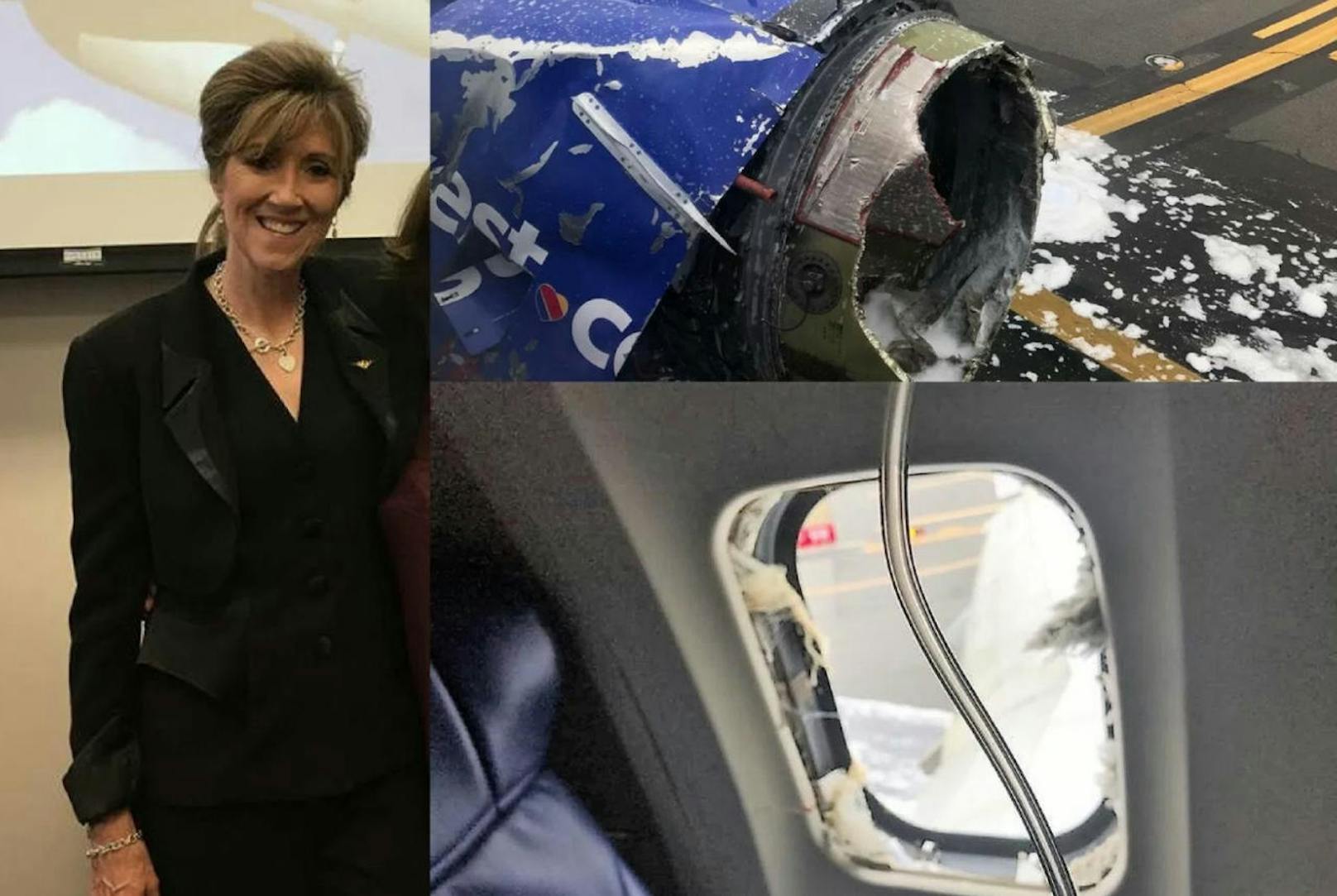 Heldin: Ex-Kampfpilotin Tammie Jo Shults konnte die schwer beschädigte Boeing sicher landen. 143 Passagiere gerettet!