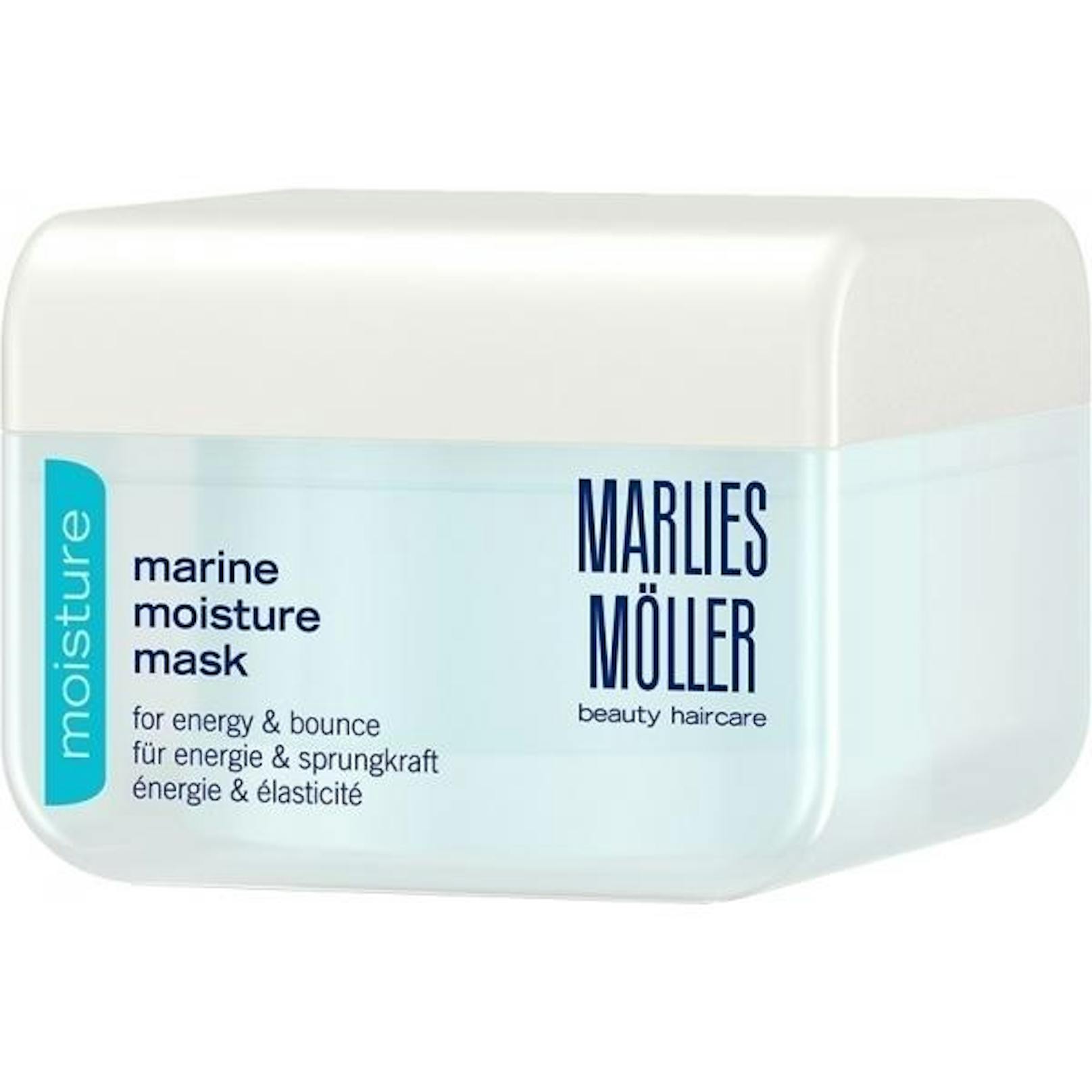Eine Haarmaske schützt vor Spliss. Die Serie von Marlies Möller wurde mit Perlextrakten und Meeresmineralien angereichert und enthält wertvolle Aminosäuren. (Foto: Marlies Möller)