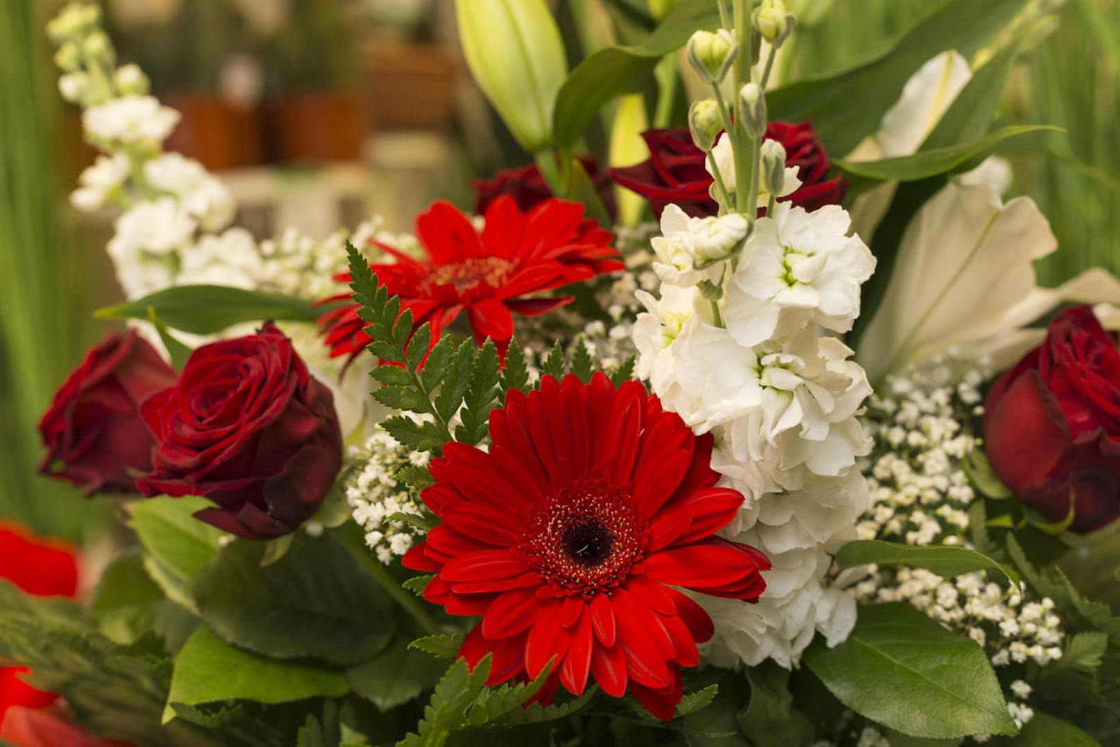 "Lebende Pflanzen" und Blumensträuße sind nach wie vor das Top-Geschenk für Frau Mama zum Muttertag.