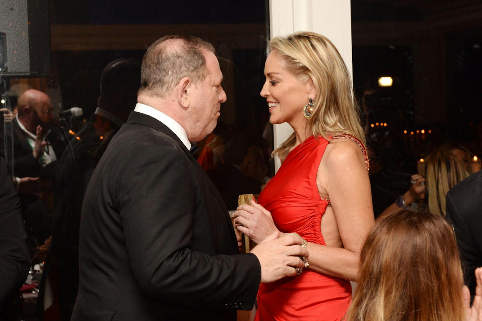 Harvey Weinstein und Sharon Stone