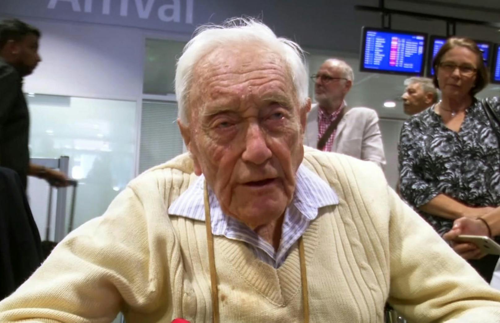 Nach einem Zwischenstopp in Bordeaux, wo Goodall sich noch von weiteren Verwandten verabschiedete, landete der 104-Jährige am Montag, dem 7. Mai, in Basel.