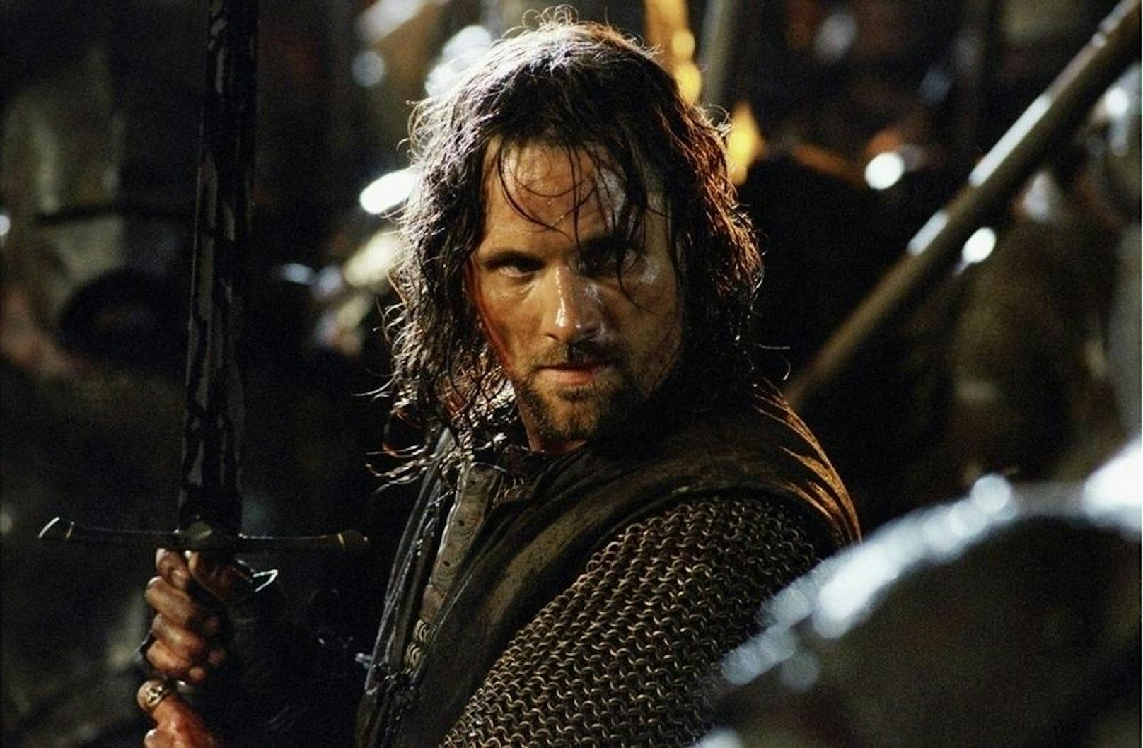 Aragorn (Viggo Mortensen) in "Der Herr der Ringe - Die zwei Türme"