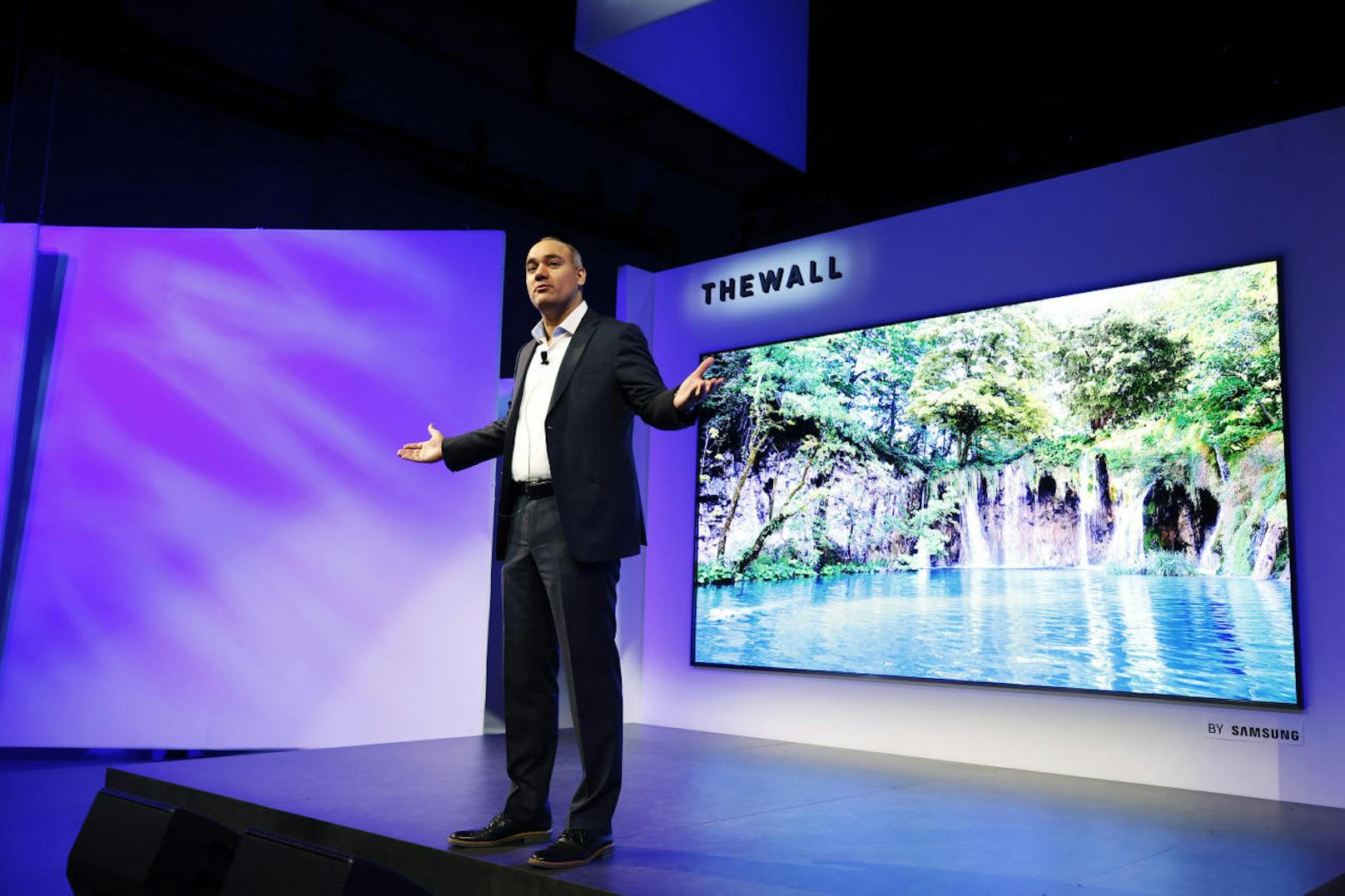 "The Wall" von Samsung: Ein TV-Gerät mit 3,7 Meter Diagonale.