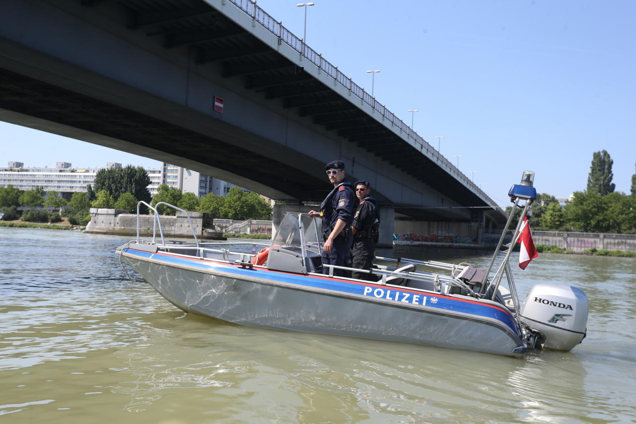 Wasserpolizei in Wien