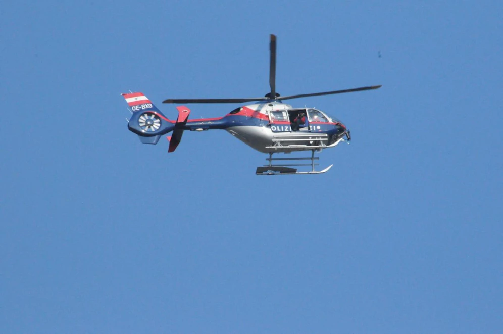 Polizeihubschrauber im Einsatz