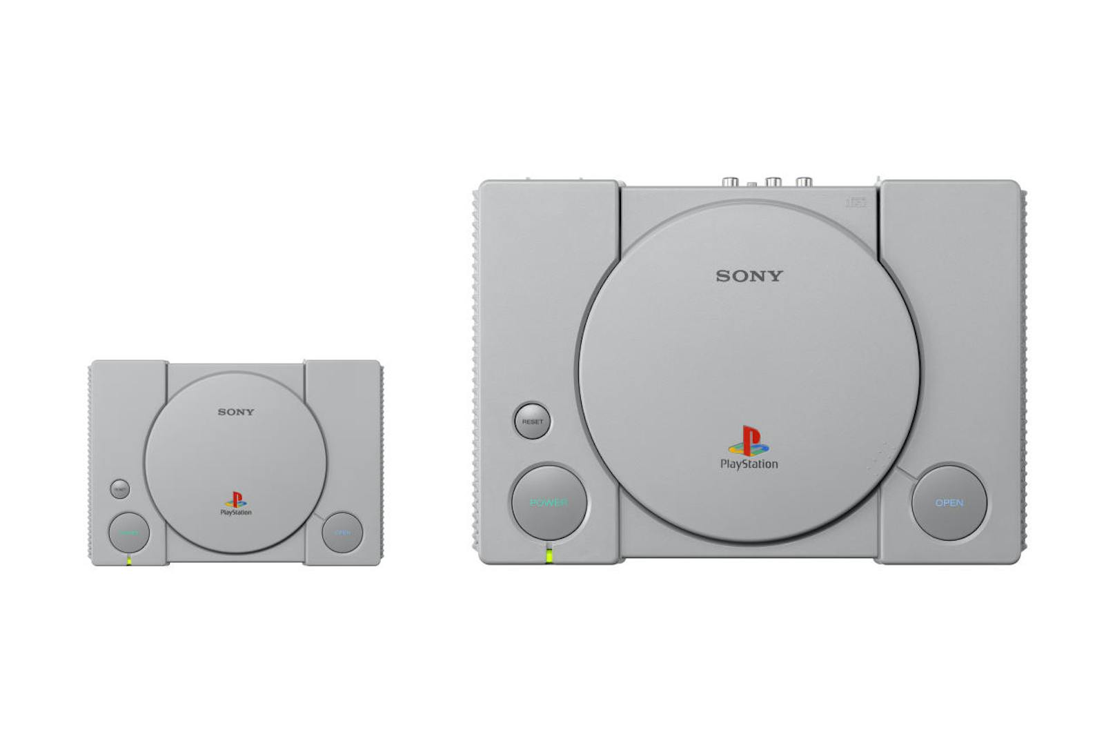 Die PlayStation Classic ist die Miniaturausgabe der ersten PlayStation-Konsole und etwa 45 Prozent kleiner als das Original aus dem Jahre 1994.