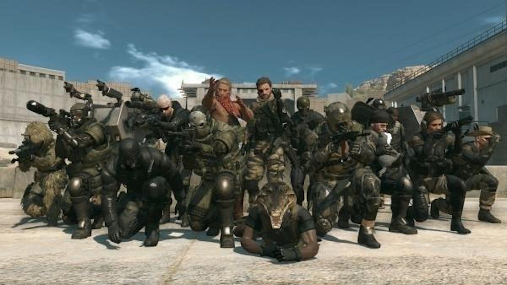Spielversicherung: Im Multiplayermodus des Actionspiels "Metal Gear Solid 5" konnten Spieler ihre Online-Basisstation für reales Geld gegen Beschädigungen versichern lassen.