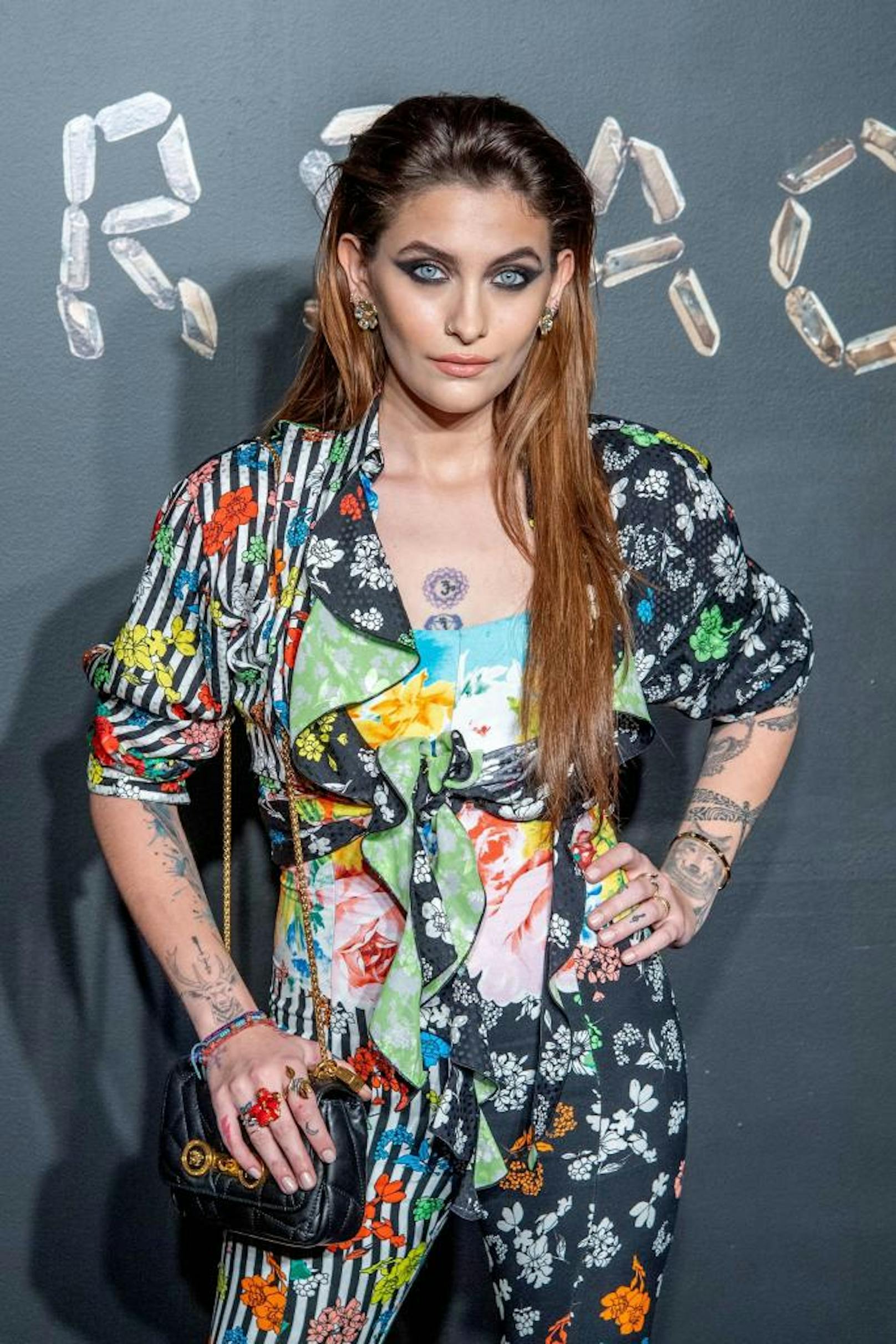 Paris Jackson bei der Versace Fashion Show am 2. Dezember 2018 in New York City. 