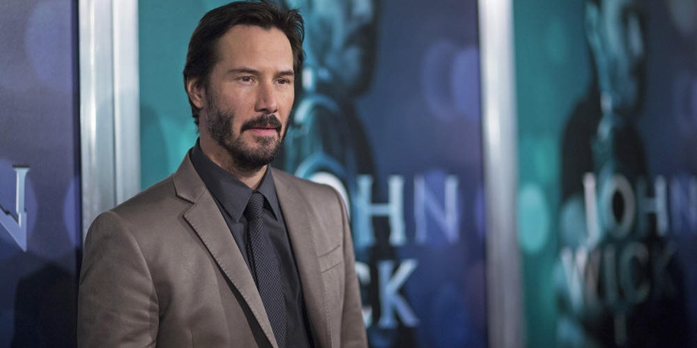 Keanu Reeves bei einem Screening von "John Wick" in Los Angeles, 2014