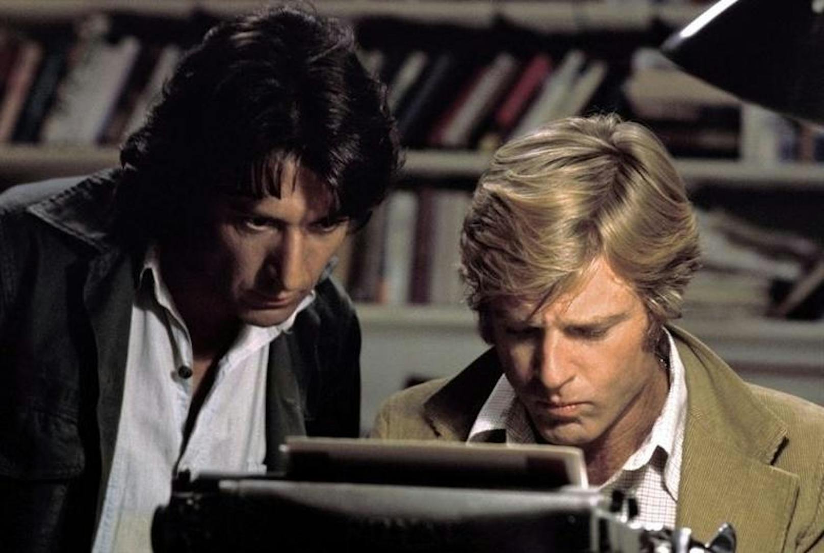 Dustin Hoffman (li.) und Robert Redford in "Die Unbestechlichen" ("All the President's Men").