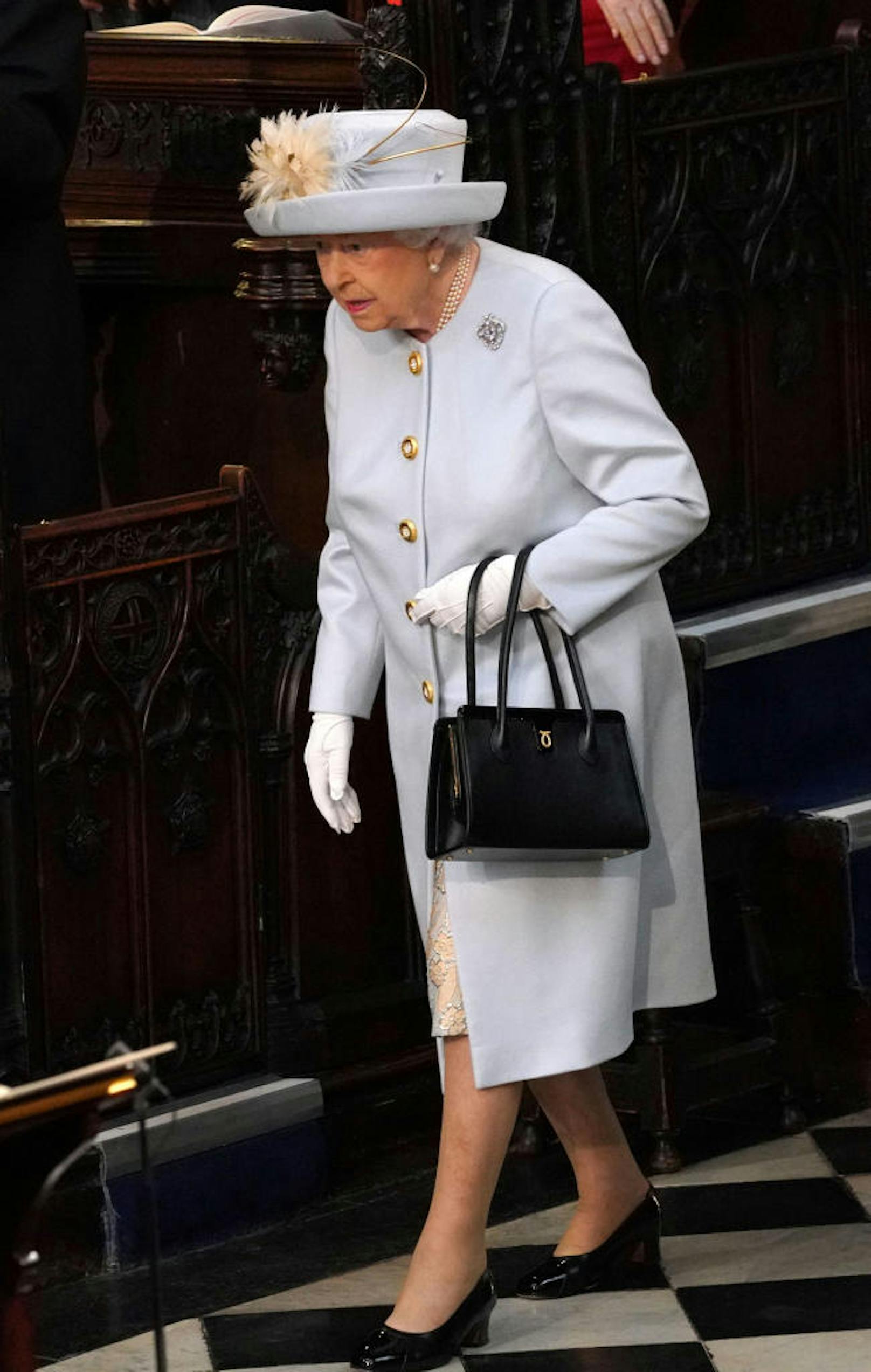 Queen Elizabeth II. bei ihrer Ankunft.