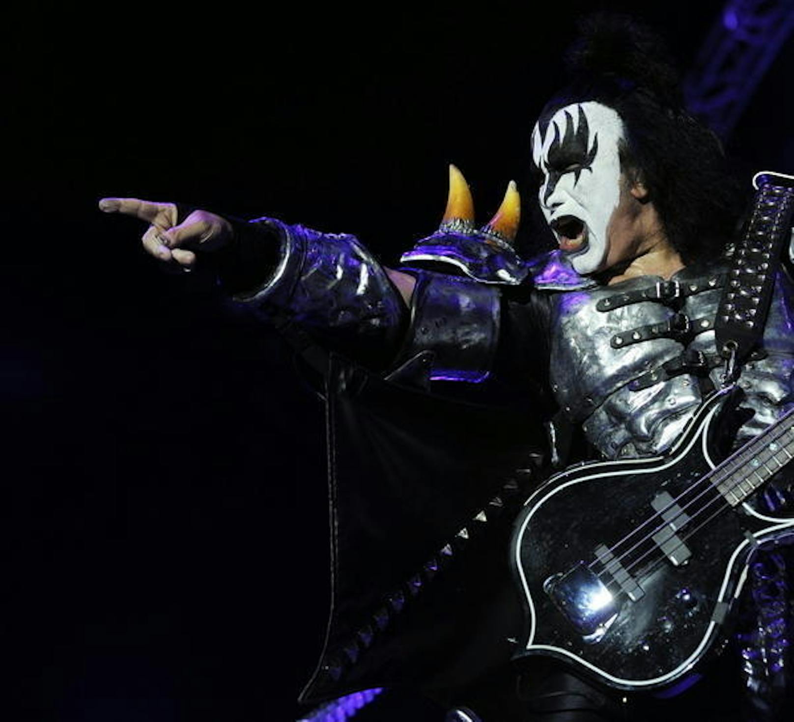 Die US-Rock-Legenden Kiss veredelten durch eine bombastische Show das Nova Rock Festival.