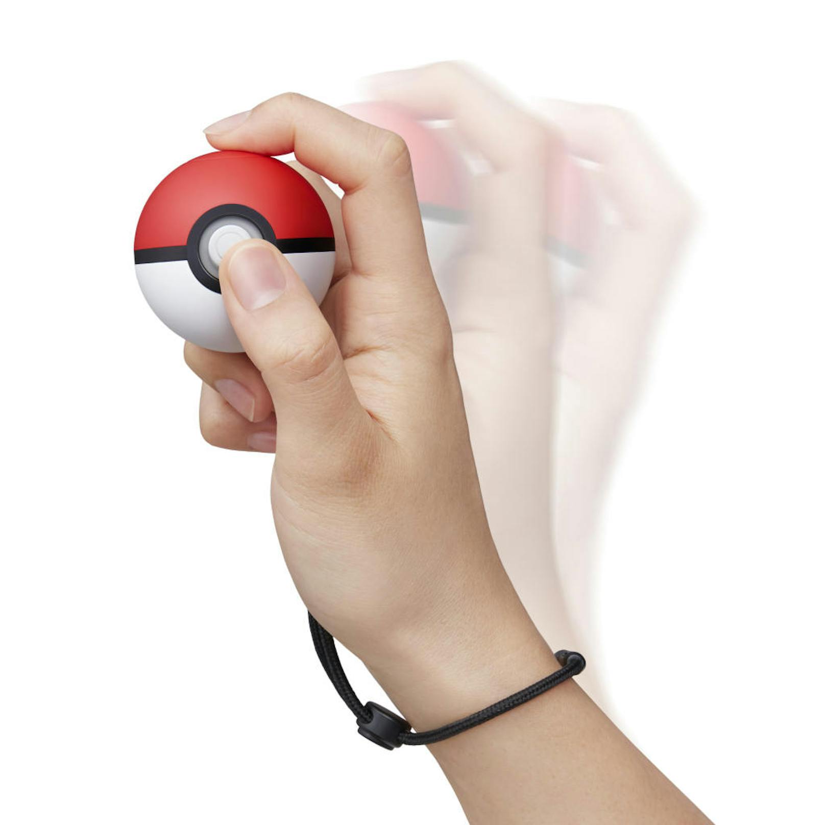 Der Pokéball Plus treibt das einhändige Steuern auf die Spitze. Das kleine Gerät ersetzt einen Controller oder Joy-Con komplett. Der Ball liegt überraschend klein in der Hand eines Erwachsenen, macht das aber durch starken Rumble in Kämpfen oder beim Fangen von Pokémon wieder wett. Außerdem ertönen die Laute des gerade gefangenen Wesens aus dem Inneren des Controllers.