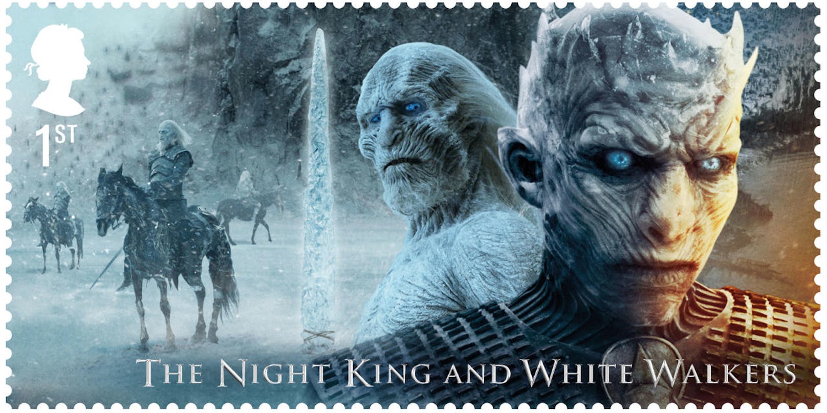 Auch die White Walkers sind auf einer Briefmarke verewigt. 