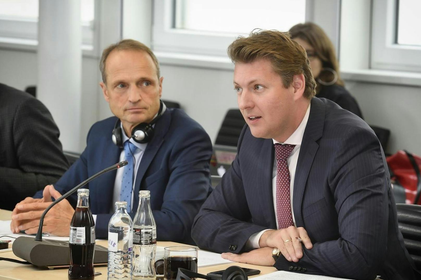 Von links: Wolfgang Gerstl (ÖVP) und Markus Tschank (FPÖ).