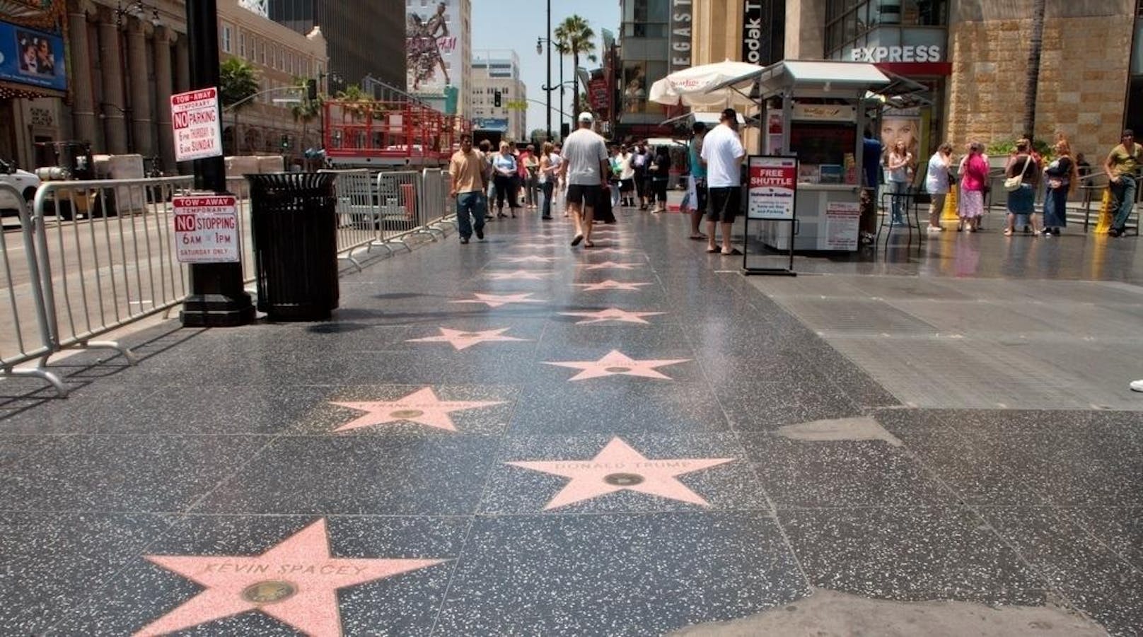 Der berühmte Hollywood Walk of Fame