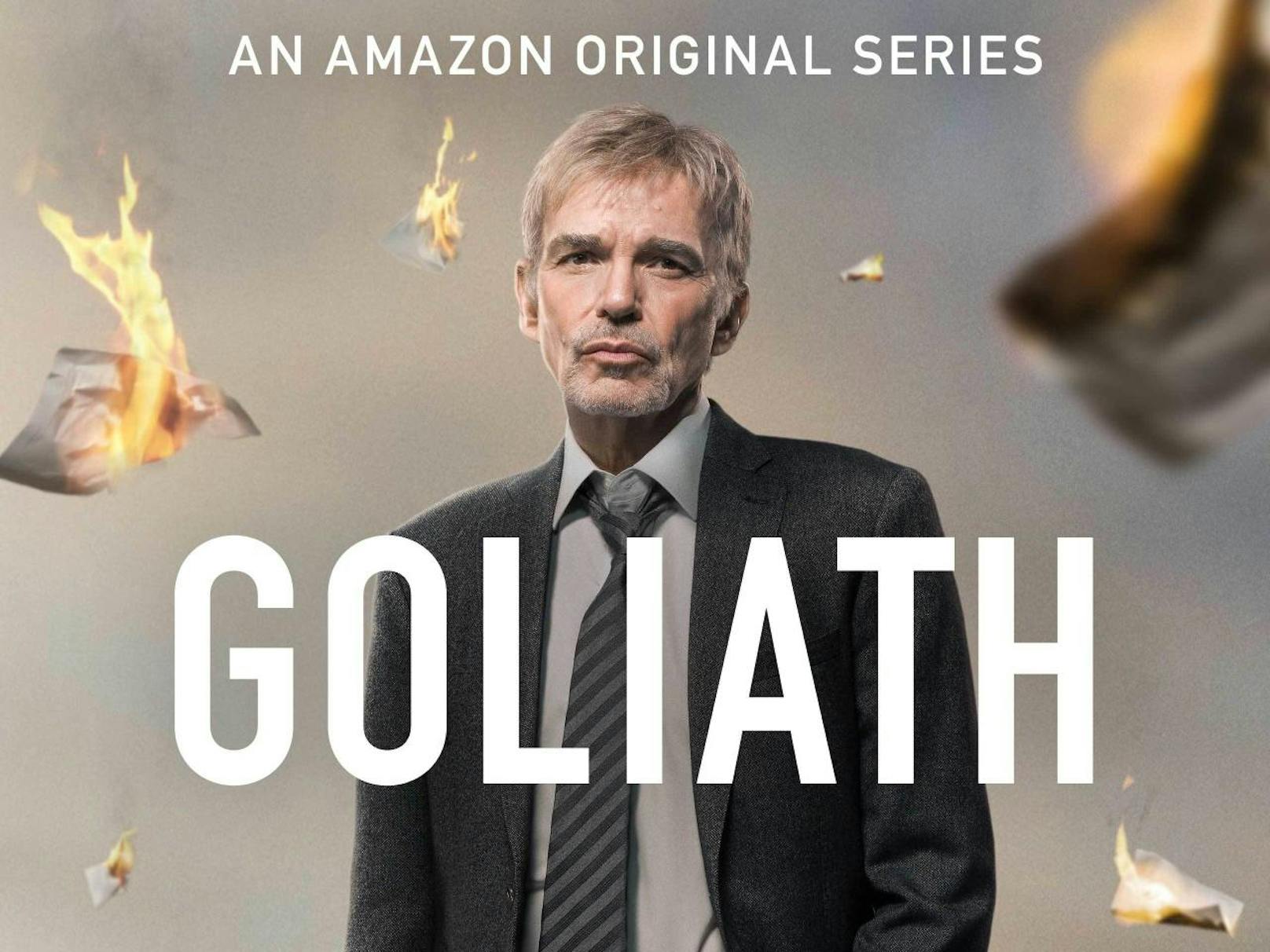 Goliath ist eine us-amerikansiche Serie die vom Streaming-Anbieter Amazon-Prime zur Verfügung gestellt wird.